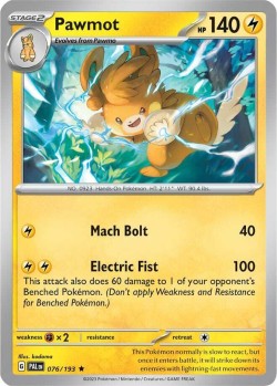 Carte Pokémon: Pawmot