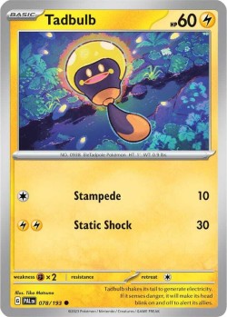Carte Pokémon: Tadbulb
