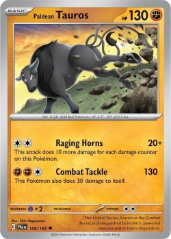 Carte Pokémon: Paldean Tauros