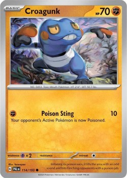 Carte Pokémon: Croagunk