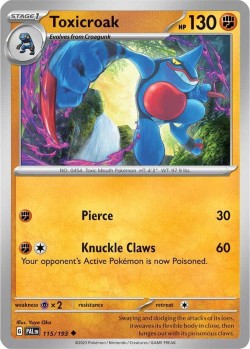 Carte Pokémon: Toxicroak