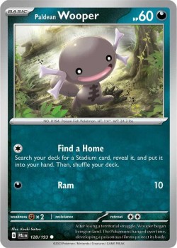 Carte Pokémon: Paldean Wooper
