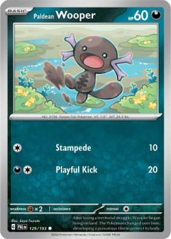 Carte Pokémon: Paldean Wooper