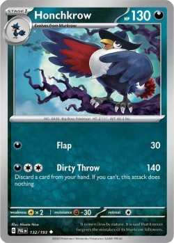 Carte Pokémon: Honchkrow