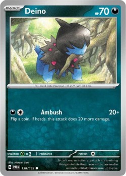 Carte Pokémon: Deino