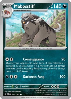 Carte Pokémon: Mabosstiff