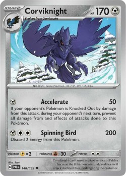 Carte Pokémon: Corviknight