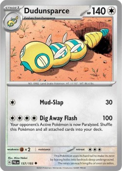 Carte Pokémon: Dudunsparce