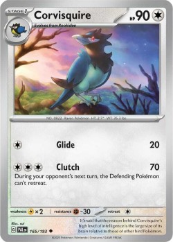 Carte Pokémon: Corvisquire