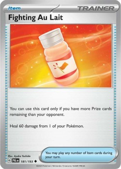 Carte Pokémon: Fighting Au Lait