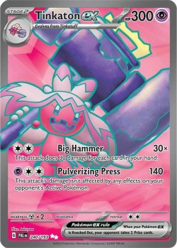 Carte Pokémon: Tinkaton ex