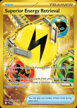 Carte Pokémon: Superior Energy Retrieval