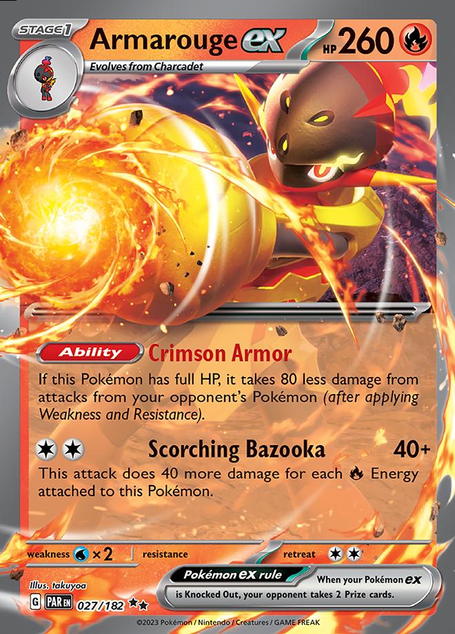 Carte Pokémon: Armarouge ex [Carmadura ex]