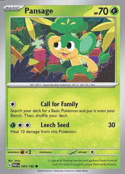 Carte Pokémon: Pansage