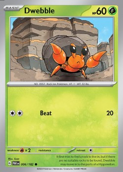 Carte Pokémon: Dwebble
