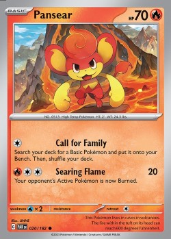 Carte Pokémon: Pansear