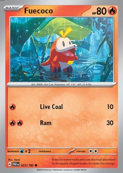 Carte Pokémon: Fuecoco