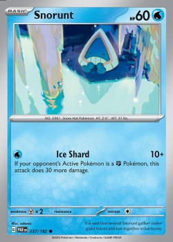 Carte Pokémon: Snorunt