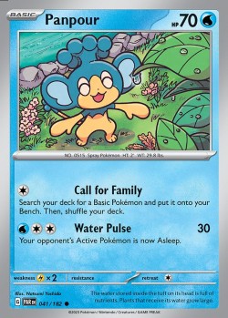 Carte Pokémon: Panpour