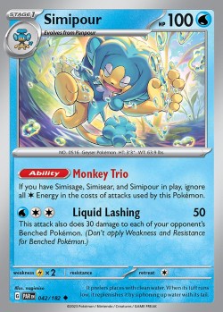 Carte Pokémon: Simipour