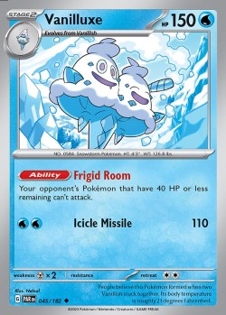 Carte Pokémon: Vanilluxe