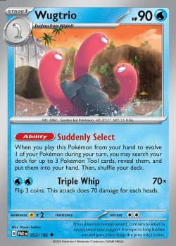 Carte Pokémon: Wugtrio