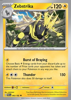 Carte Pokémon: Zebstrika