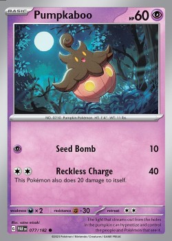 Carte Pokémon: Pumpkaboo