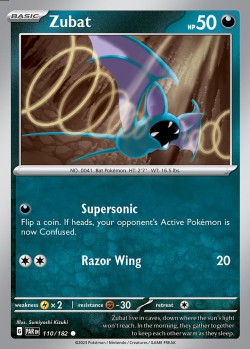 Carte Pokémon: Zubat