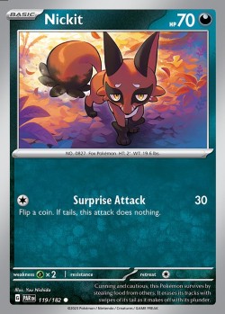 Carte Pokémon: Nickit
