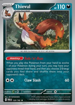 Carte Pokémon: Thievul