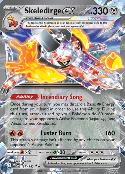 Carte Pokémon: Skeledirge ex
