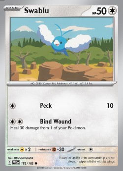 Carte Pokémon: Swablu