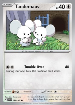 Carte Pokémon: Tandemaus
