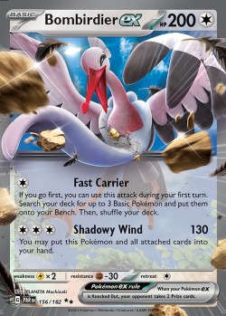 Carte Pokémon: Bombirdier ex