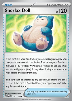 Carte Pokémon: Snorlax Doll