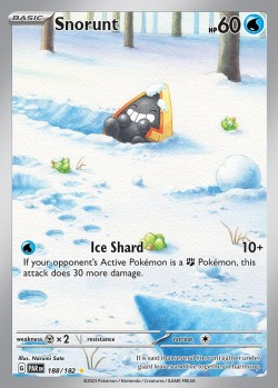 Carte Pokémon: Snorunt