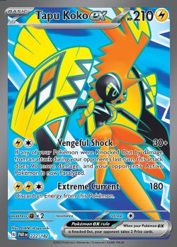 Carte Pokémon: Tapu Koko ex