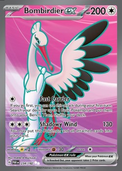 Carte Pokémon: Bombirdier ex