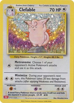 Carte Pokémon: Clefable