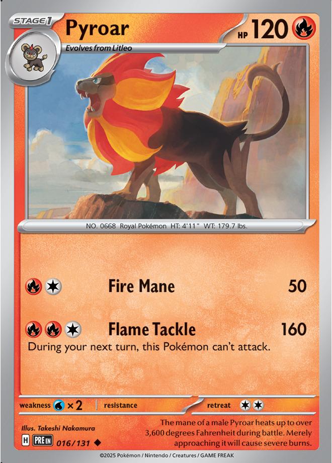 Carte Pokémon: Pyroar [Némélios]