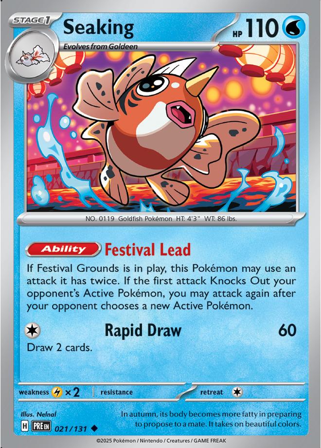 Carte Pokémon: Seaking [Poissoroy]