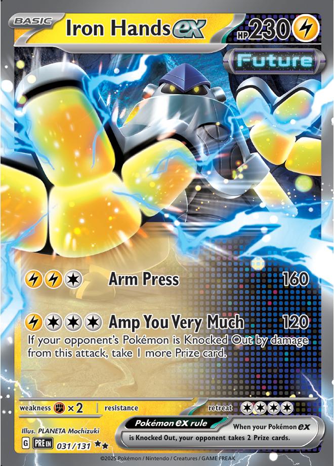 Carte Pokémon: Iron Hands ex [Paume-de-Fer ex]