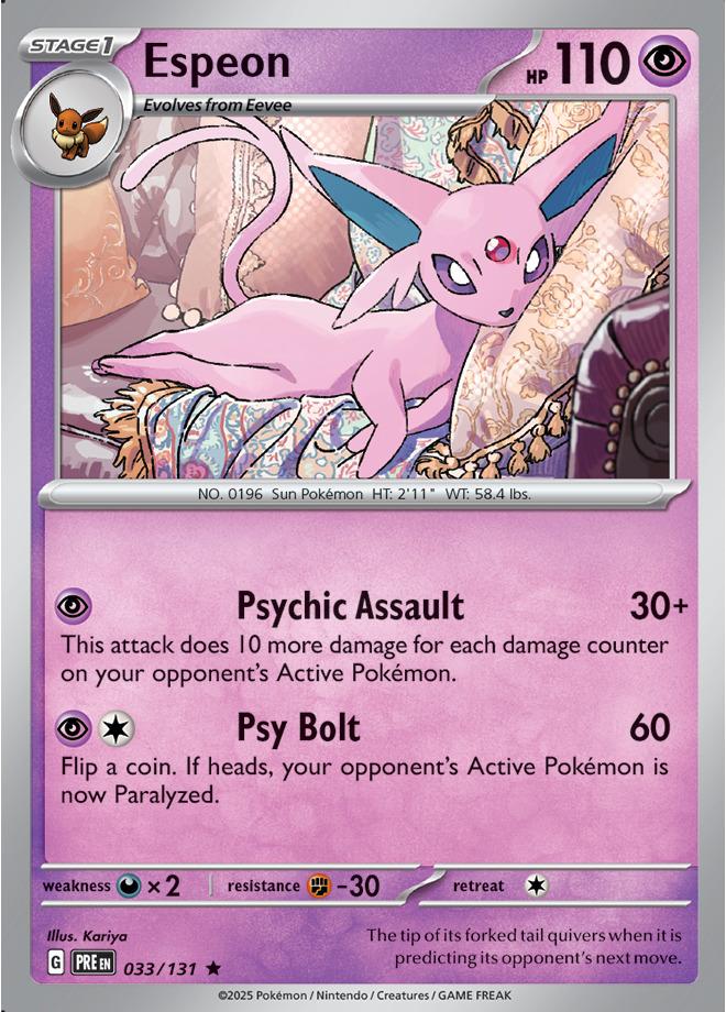 Carte Pokémon: Espeon [Mentali]