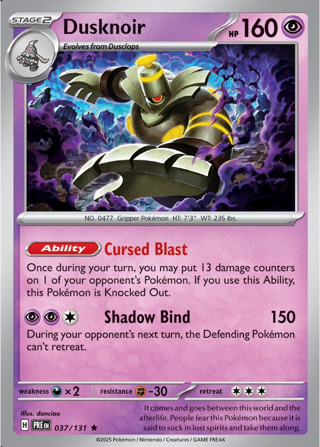 Carte Pokémon: Dusknoir [Noctunoir]