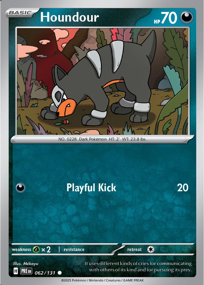 Carte Pokémon: Houndour [Malosse]