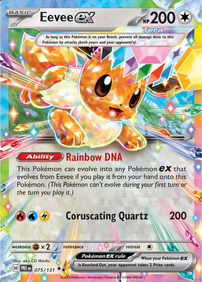 Carte Pokémon: Eevee ex [Évoli ex]