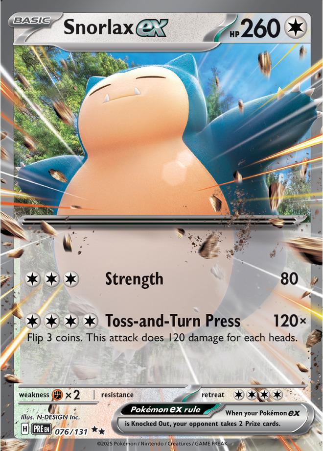 Carte Pokémon: Snorlax ex [Ronflex ex]