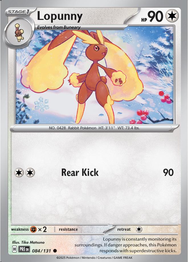 Carte Pokémon: Lopunny [Lockpin]