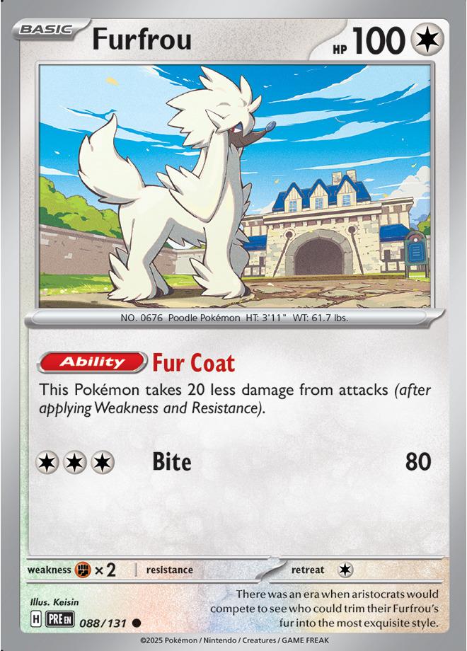 Carte Pokémon: Furfrou [Couafarel]
